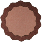 Jogo Americano Rustico Terracota 42cm