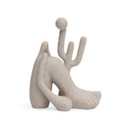 Escultura Abapuru em Poliresina Areia Mart 17,5x14x7cm