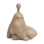 Escultura Mulher em Poliresina Areia Mart 19,5x14x15cm
