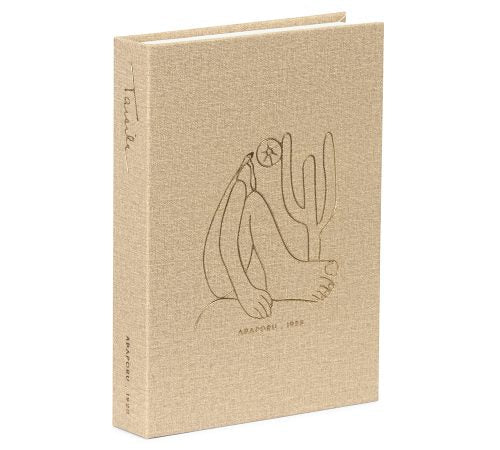 Livro Caixa Abaporu Bege MDF e PU 25x18x4cm Mart