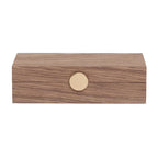 Caixa em MDF Laminado Grande Marrom 7x30x15,5cm Mart