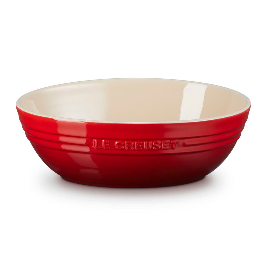 Bowl para Servir Oval Cerâmica Vermelho 29cm Le Creuset