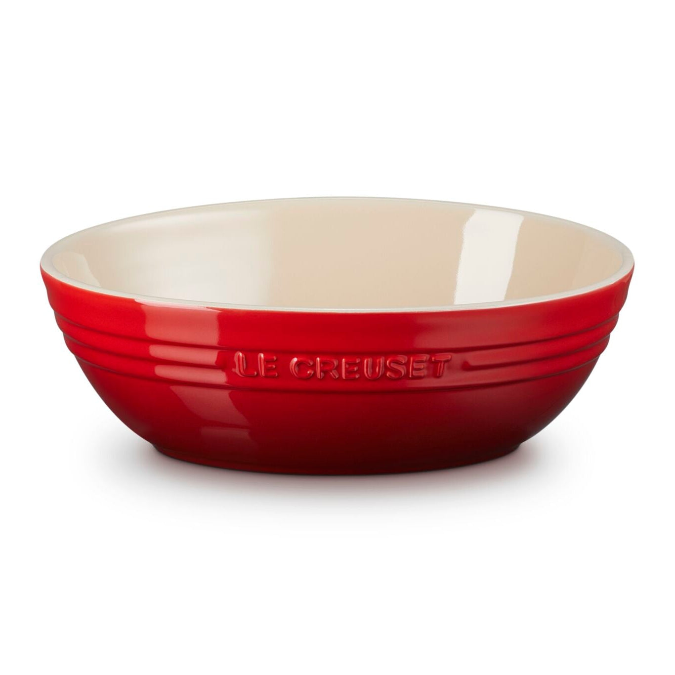 Bowl para Servir Oval Cerâmica Vermelho 29cm Le Creuset