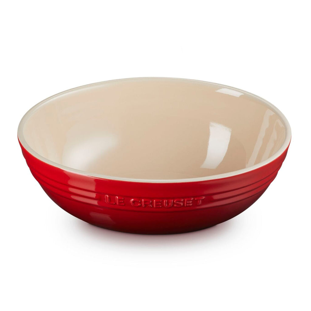 Bowl para Servir Oval Cerâmica Vermelho 29cm Le Creuset
