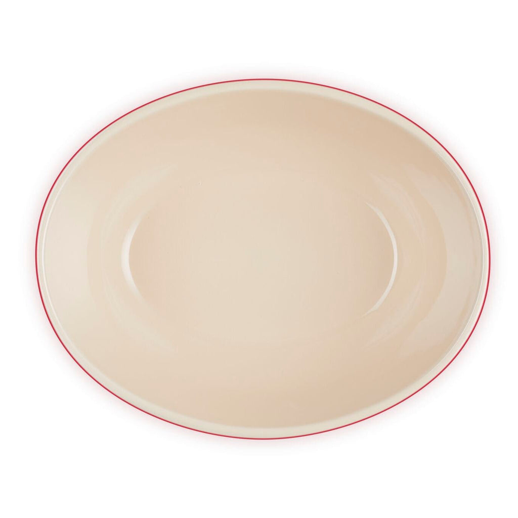 Bowl para Servir Oval Cerâmica Vermelho 29cm Le Creuset