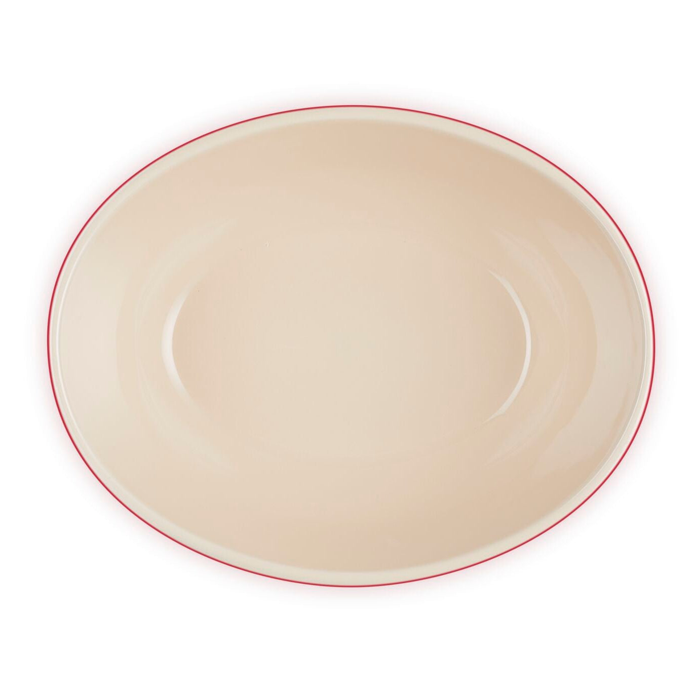 Bowl para Servir Oval Cerâmica Vermelho 29cm Le Creuset