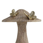 Adorno Cogumelo Poliresina Butterfly 18cm