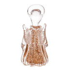 Adorno Decorativo Anjo Vidro Italy Dourado 7x7x15cm