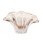 Adorno Decorativo Vidro Italy Dourado 20x8x10cm