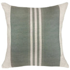 Almofada Linho 52x52 Verde Listrado Modelo 2