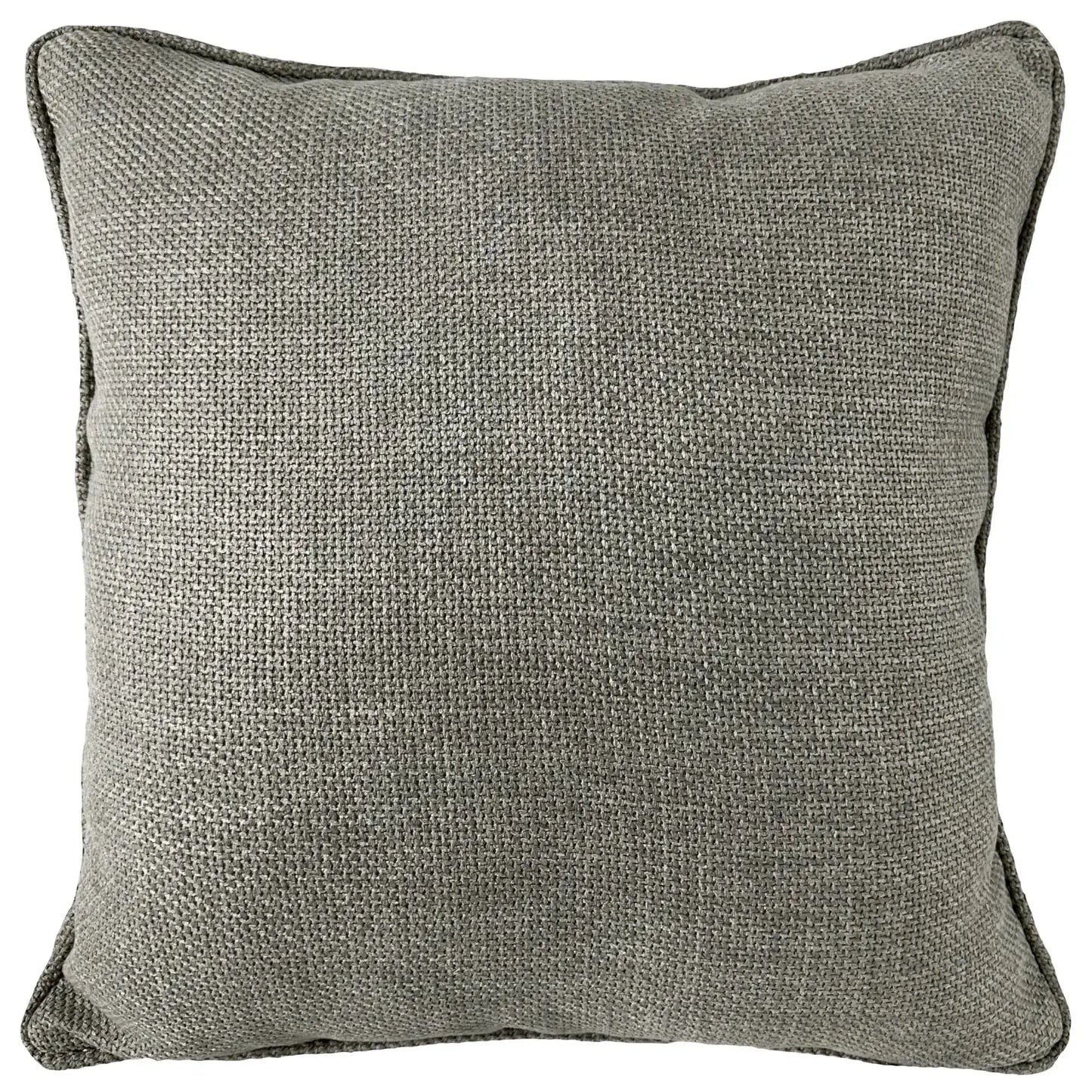 Almofada Linho Azul 52x52 Lisa Cordão