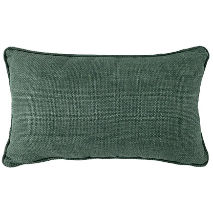 Almofada Linho Azul 35x52 Lisa Cordão