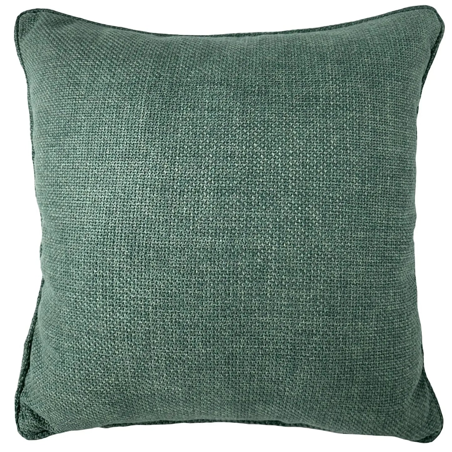 Almofada Linho Azul 52x52 Lisa Cordão