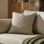 Almofada Rustica Cordão Camurça Musgo 52x52