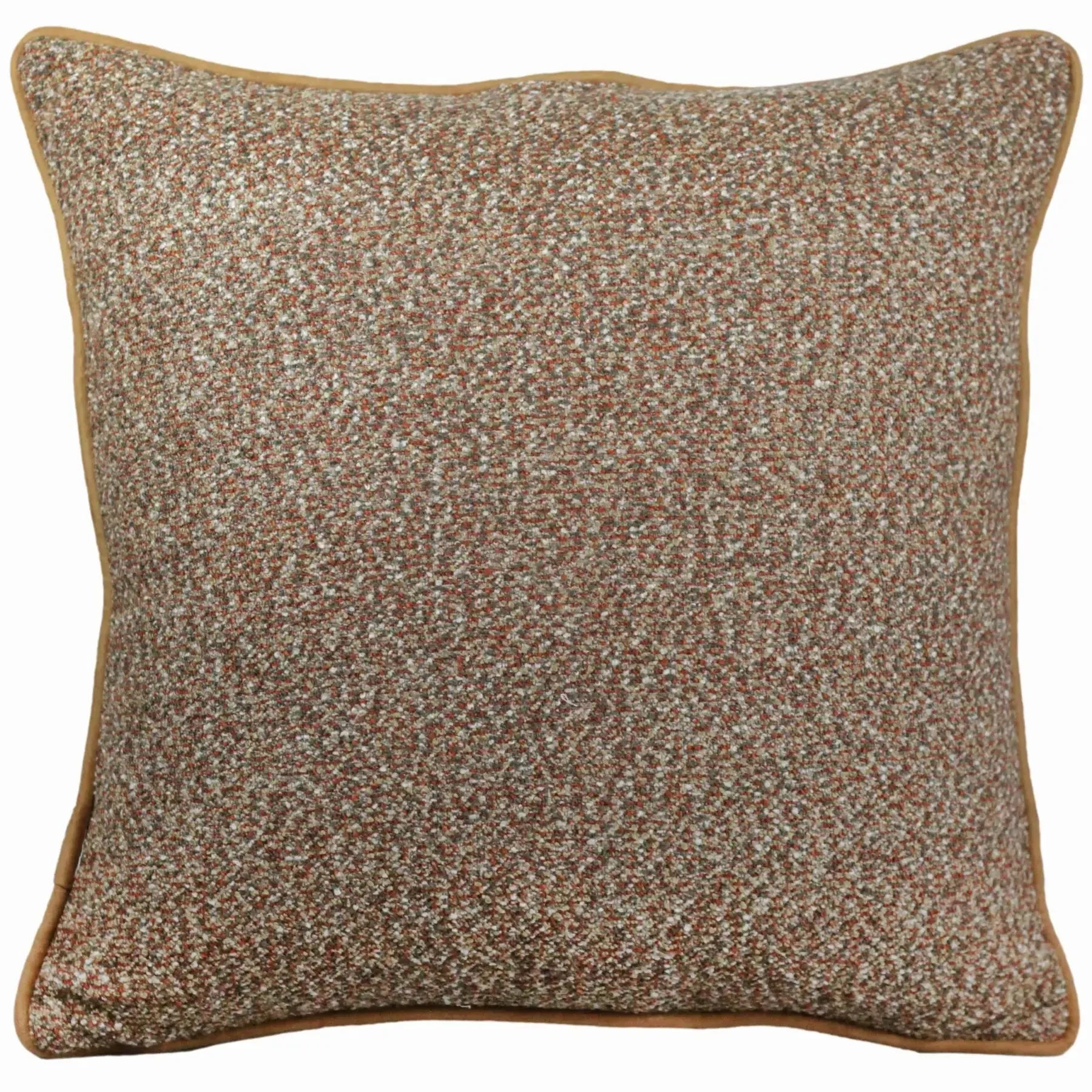 Almofada Rustica Cordão Camurça Ocre 52x52