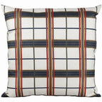 Almofada Viscose 52x52 Xadrez Natural