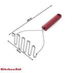 Amassador Batata Profissional Vermelho KitchenAid