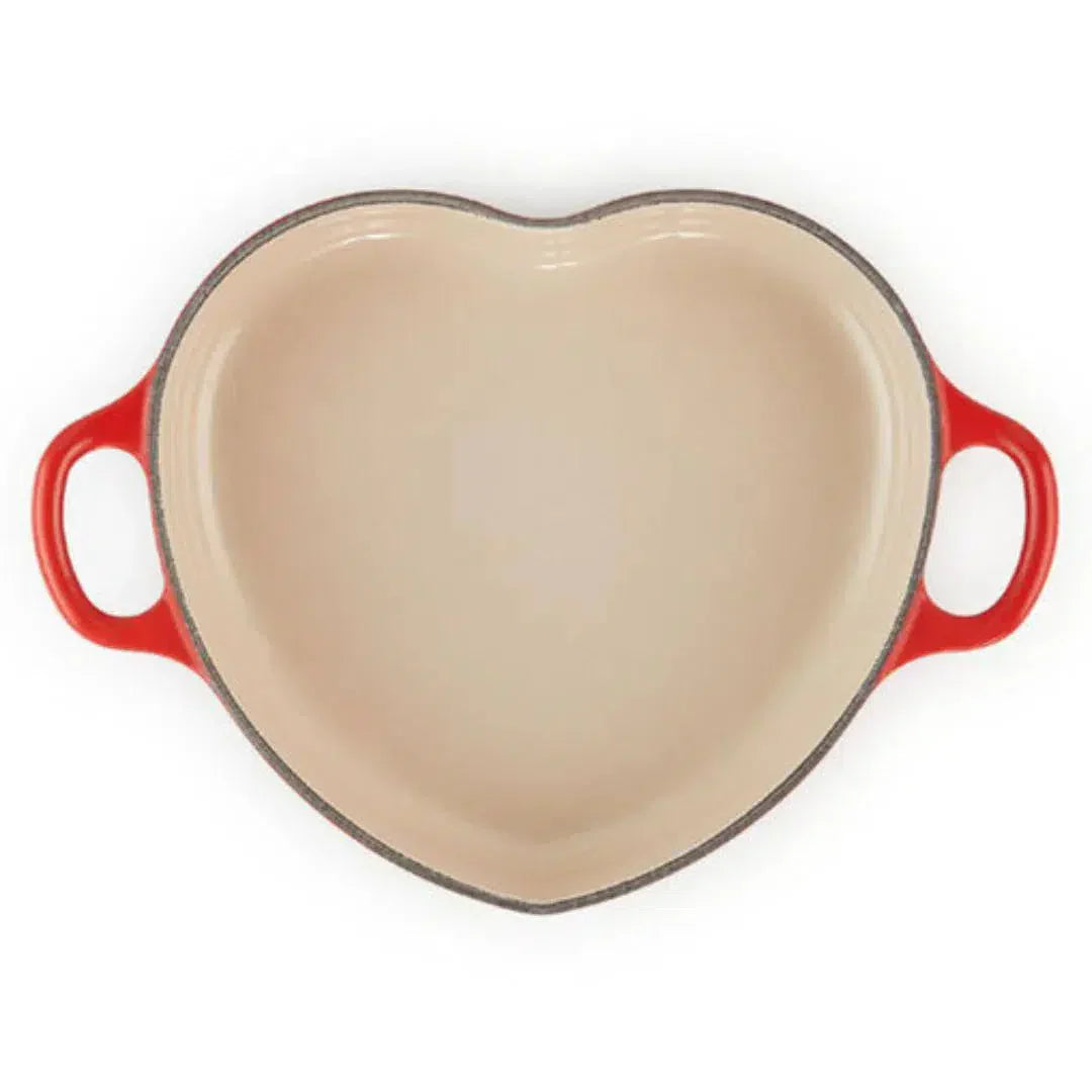 Assadeira Baixa Tradition Coração 20cm Le Creuset
