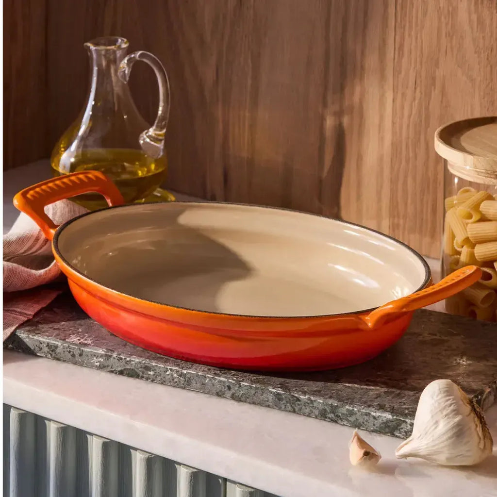Assadeira Oval Modern Heritage Laranja 28cm Le Creuset