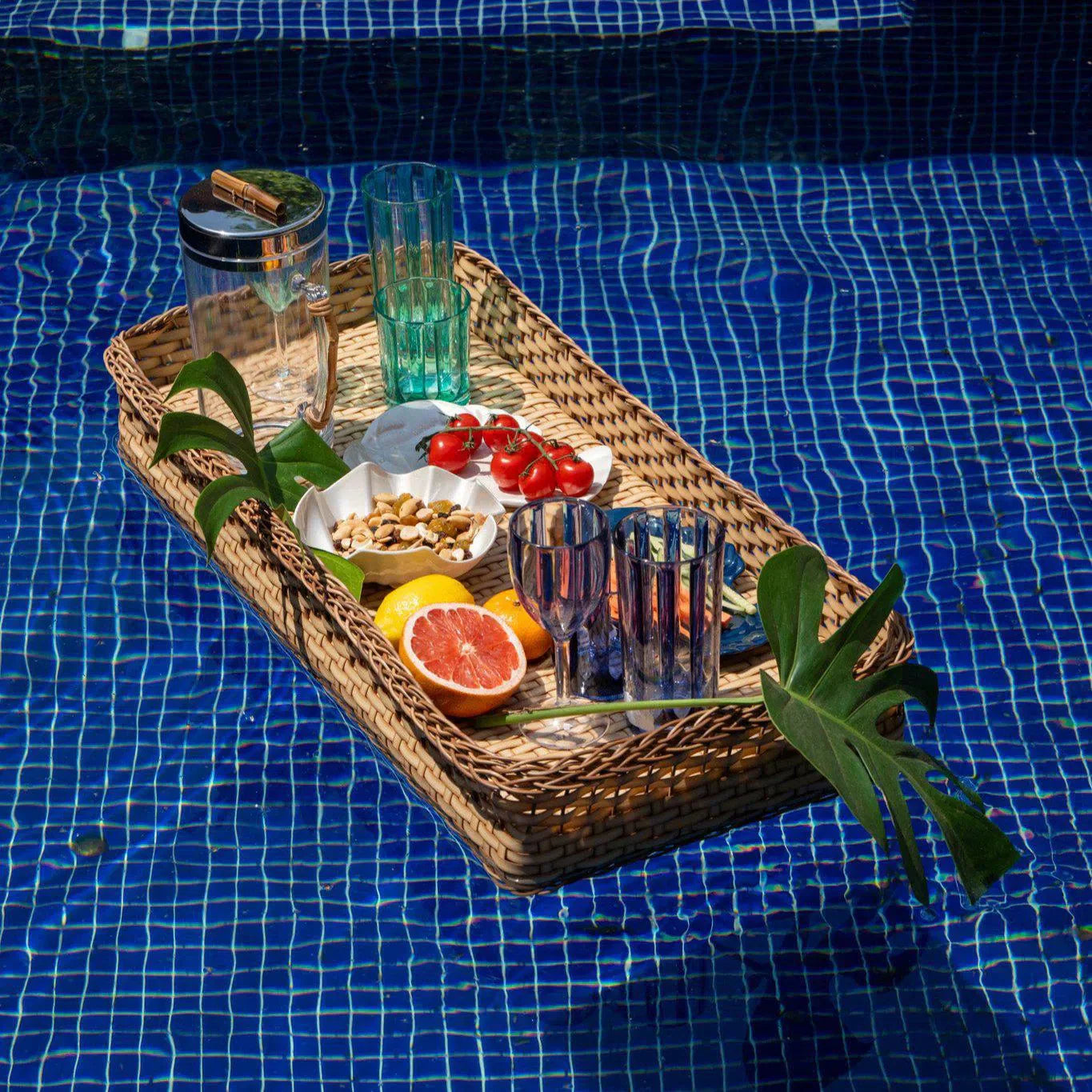 Bandeja Flutuante 80cm Vime Bege