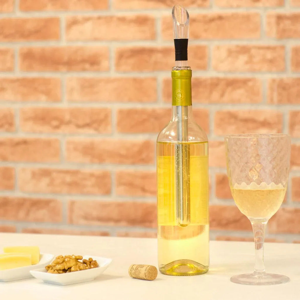 Bastão Aerador Dosador para Vinhos Inox Prana