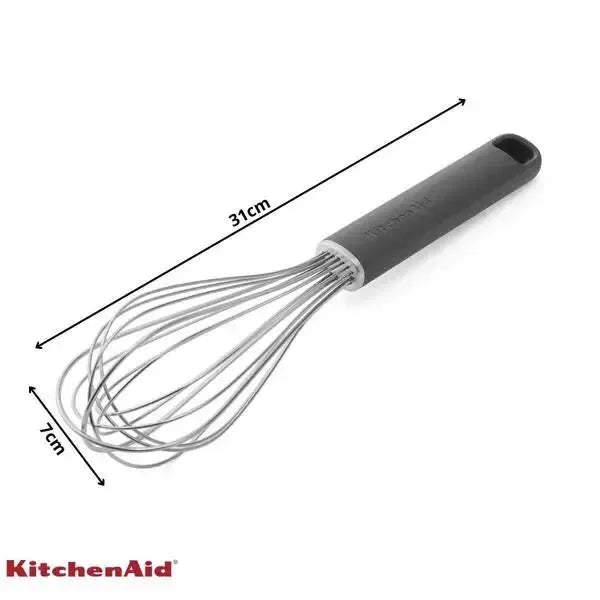 Batedor de Ovos Profissional Fouet Inox Vermelho KitchenAid