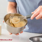 Batedor de Ovos Profissional Fouet Inox Vermelho KitchenAid