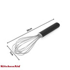 Batedor de Ovos Profissional Fouet Inox Vermelho KitchenAid