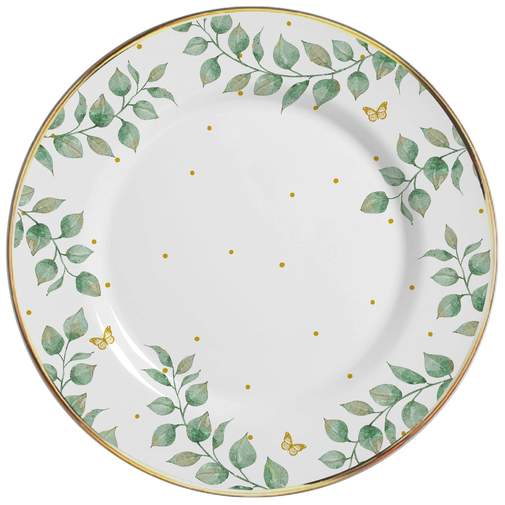 Boleira Grande Donatella Filete Ouro 34cm Cerâmica Alleanza