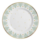 Boleira Média Donatella Filete Ouro 29cm Cerâmica Alleanza