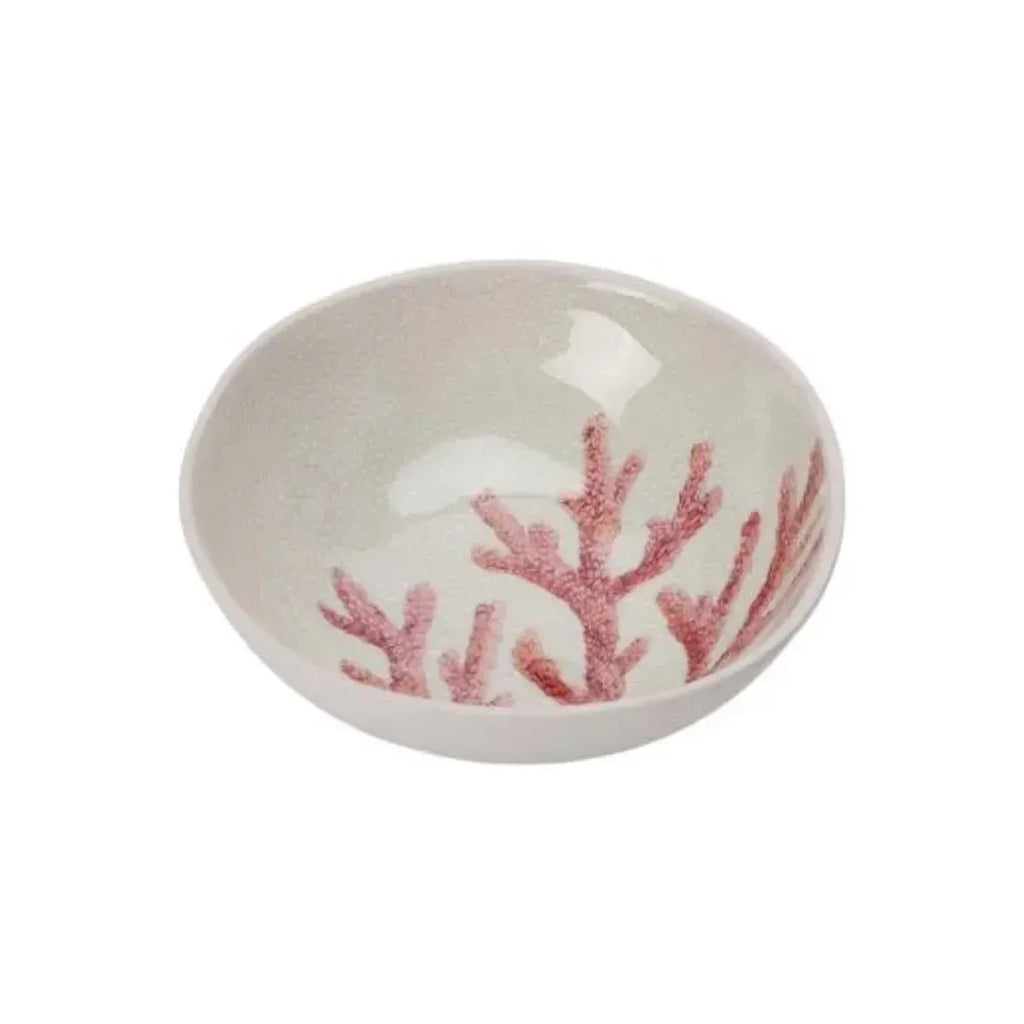 Bowl Melamina Desenho Coral Verde 18x16,5x5,6cm