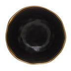 Bowl Porcelana Dubai Preto/Dourado 15x6cm