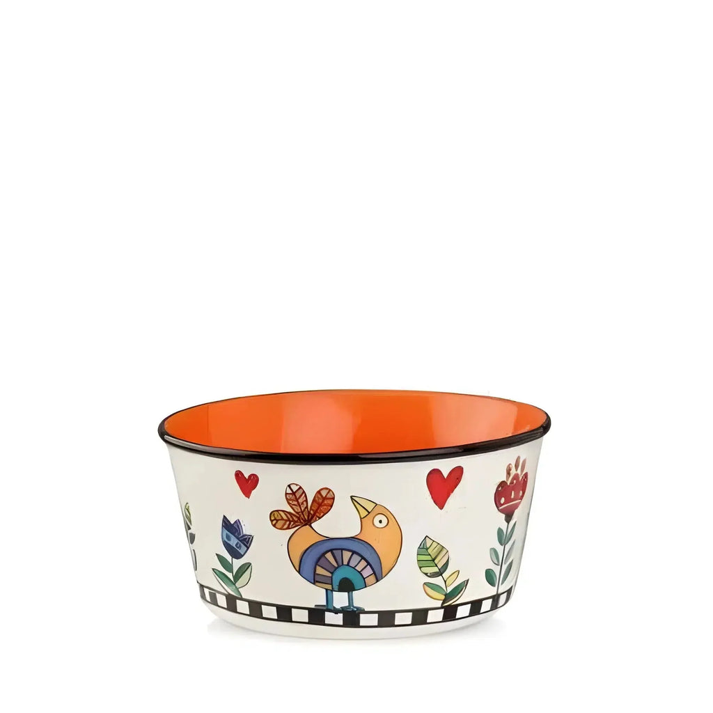 Bowl Porcelana New Bone China Amarelo Cocoricó 460ml Egan