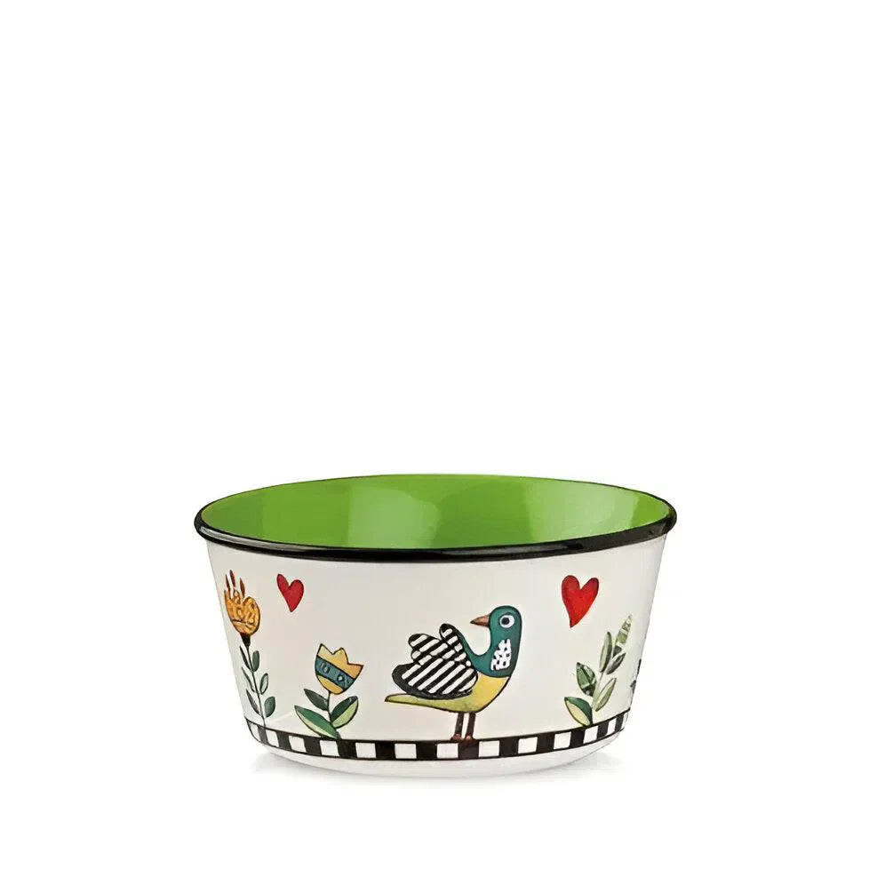 Bowl Porcelana New Bone China Amarelo Cocoricó 460ml Egan