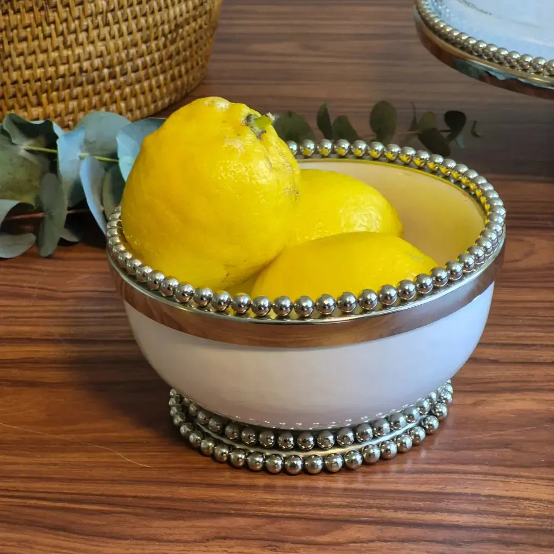 Bowl de Cerâmica Bolinhas Object Bahali 33cm
