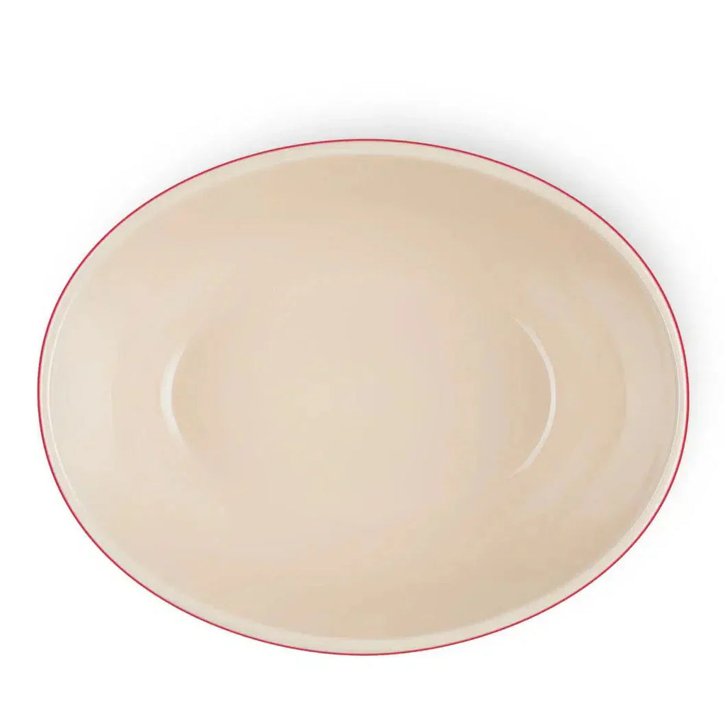 Bowl para Servir Oval Cerâmica Vermelha 29cm Le Creuset