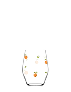Jogo 6 Copos Sante Stemless Wine em Cristal Ecológico 455ml Laranja