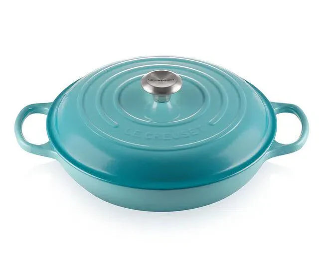 Caçarola Buffet Signature Azul Caribe 3,2L 30cm Le Creuset