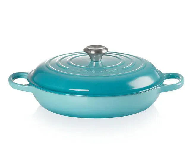 Caçarola Buffet Signature Azul Caribe 3,2L 30cm Le Creuset