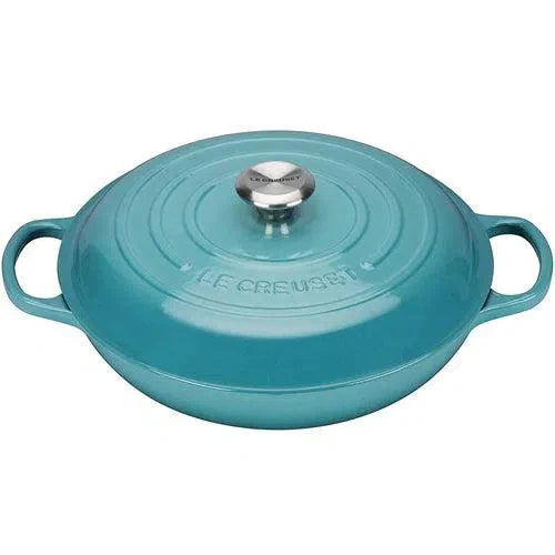 Caçarola Buffet Signature Azul Caribe 3,2L 30cm Le Creuset
