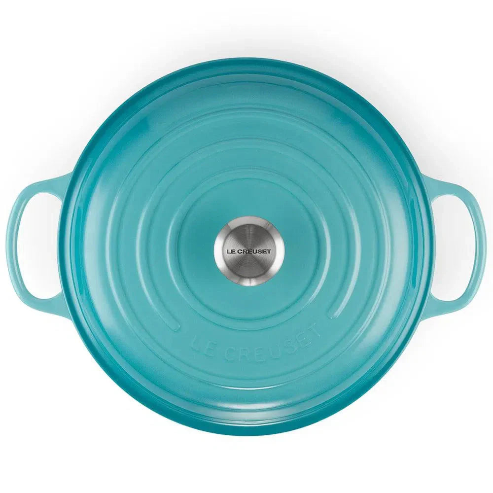 Caçarola Buffet Signature Azul Caribe 3,2L 30cm Le Creuset