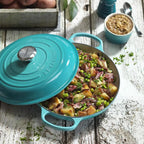 Caçarola Buffet Signature Azul Caribe 3,2L 30cm Le Creuset