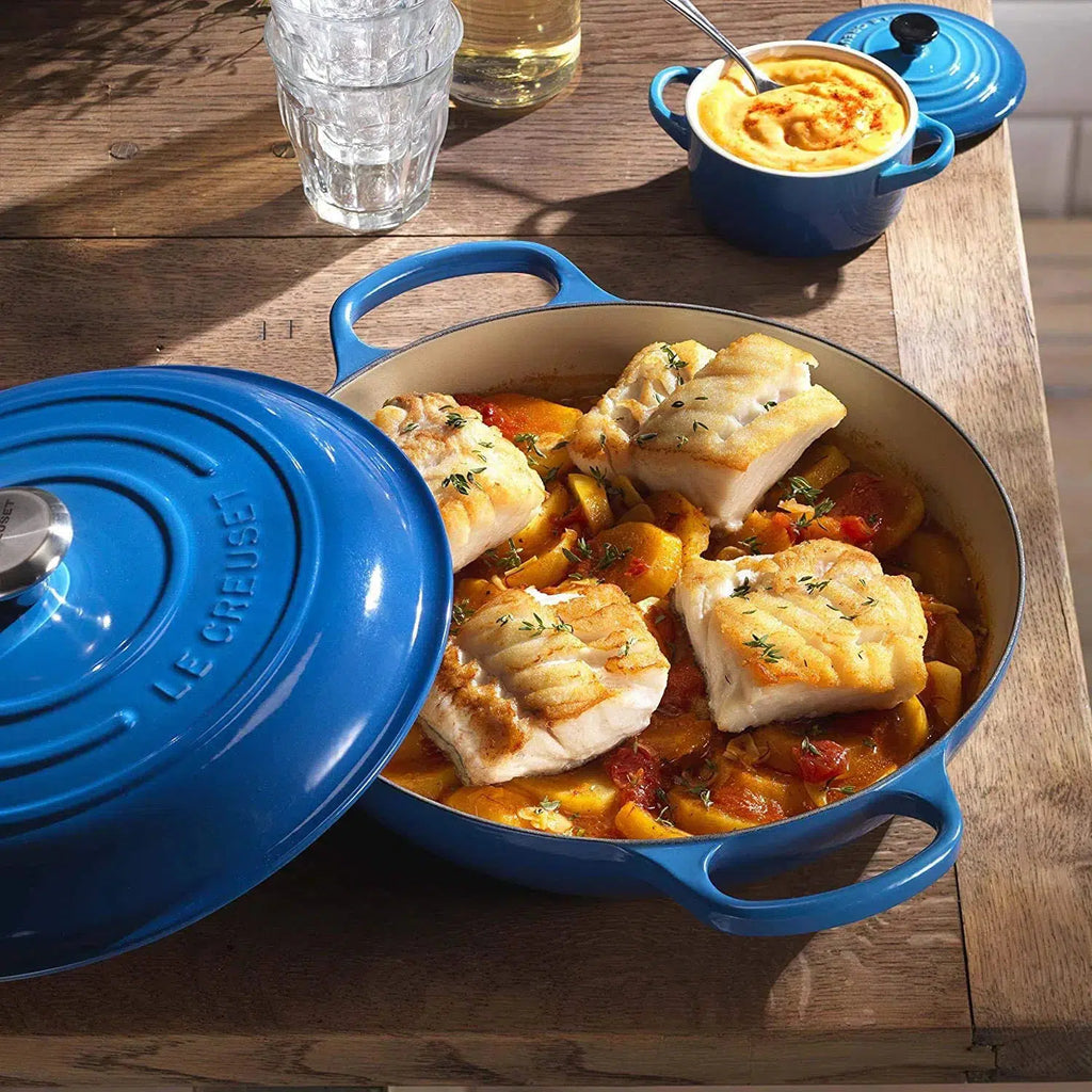Caçarola Buffet Signature Azul Marseille 2,2L 26cm Le Creuset