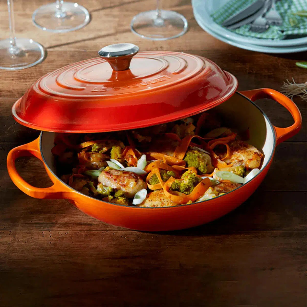 Caçarola Buffet Signature Laranja 2,2L 26cm Le Creuset