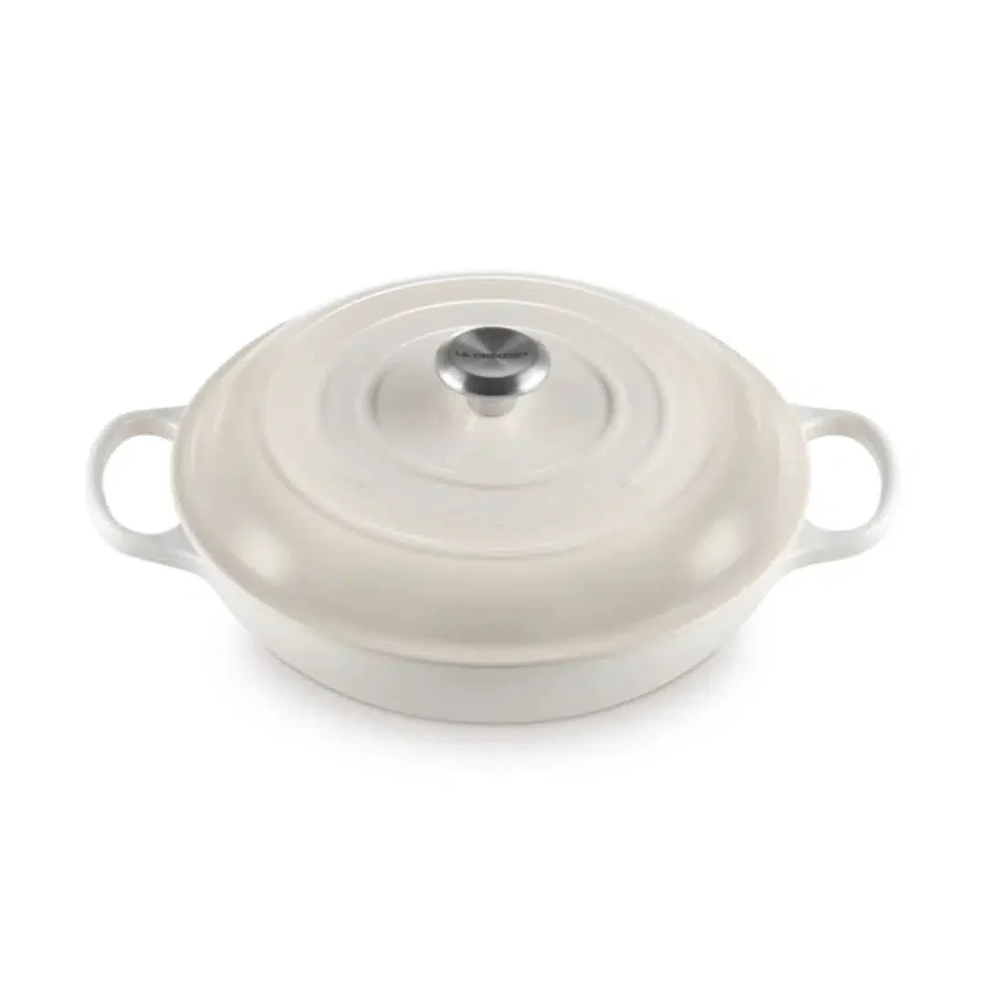 Caçarola Buffet Signature Meringue 3,2L 30cm Le Creuset