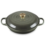 Caçarola Buffet Signature Thyme com Pegador Dourado 3,2L 30cm Le Creuset