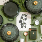 Caçarola Buffet Signature Thyme com Pegador Dourado 3,2L 30cm Le Creuset