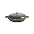 Caçarola Buffet Signature Thyme com Pegador Dourado 3,2L 30cm Le Creuset
