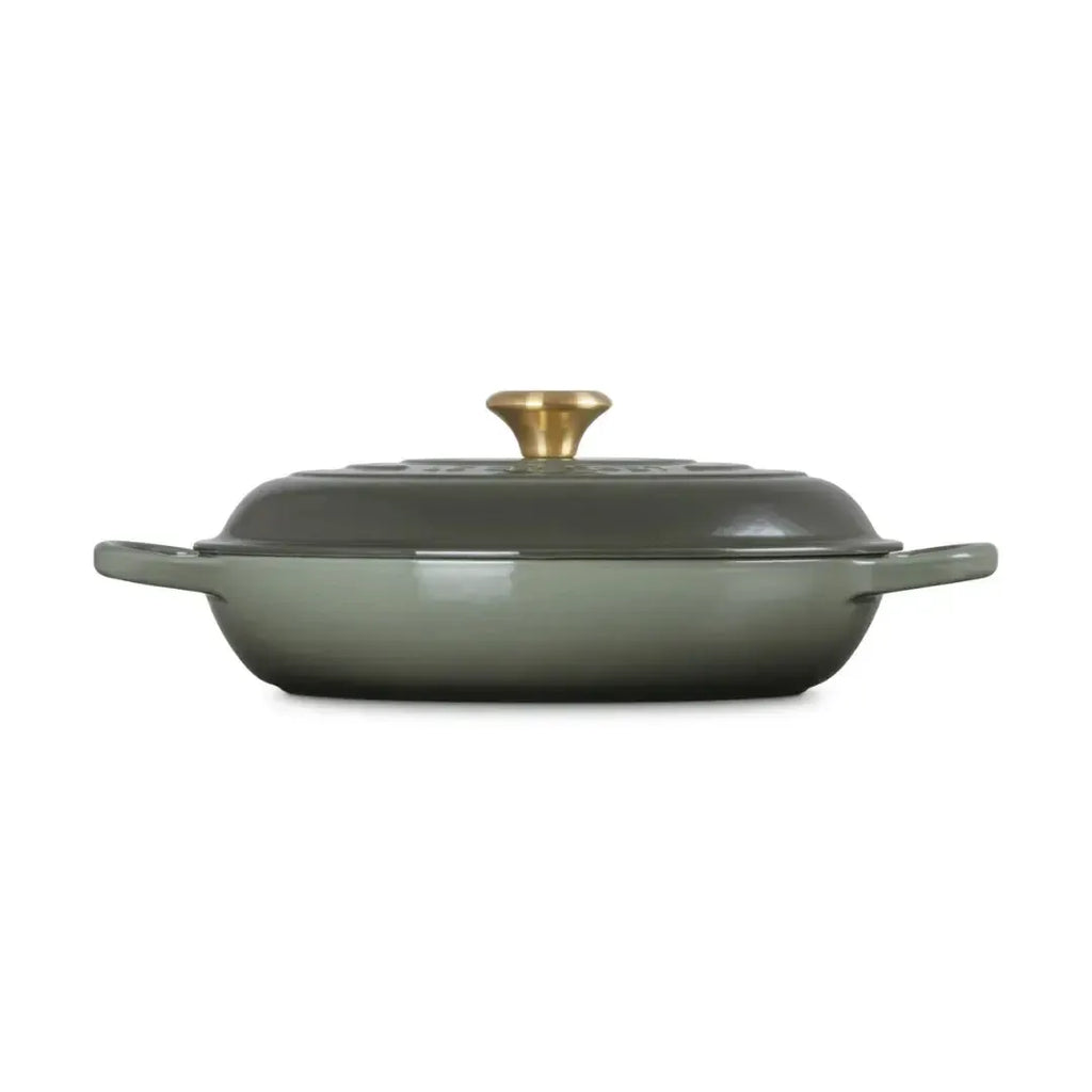 Caçarola Buffet Signature Thyme com Pegador Dourado 3,2L 30cm Le Creuset