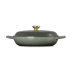 Caçarola Buffet Signature Thyme com Pegador Dourado 3,2L 30cm Le Creuset